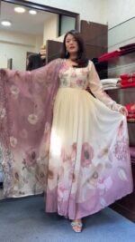 daffodil yellow embellished chignon silk pant set