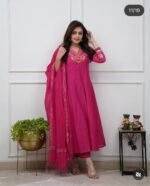 daffodil yellow embellished chinon silk pant set