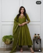 daffodil yellow embellished chinon silk pant set