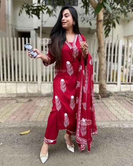 daffodil yellow embellished chignon silk pant set