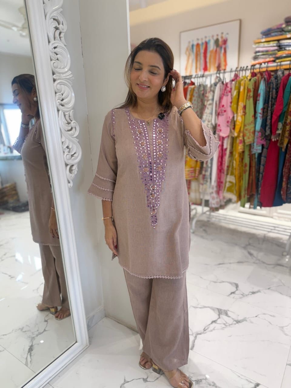 cream chic co ord set cream chic co ord set