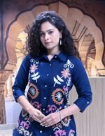 floral white elegant cottonkurtaa suit set