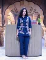 floral white elegant cottonkurtaa suit set