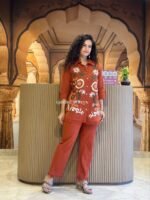 floral white elegant cottonkurtaa suit set