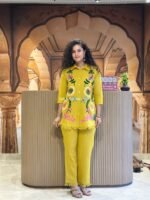 floral white elegant cottonkurtaa suit set