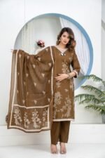 daffodil yellow embellished chinon silk pant set