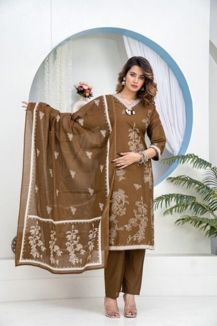 daffodil yellow embellished chinon silk pant set