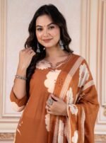 daffodil yellow embellished chignon silk pant set